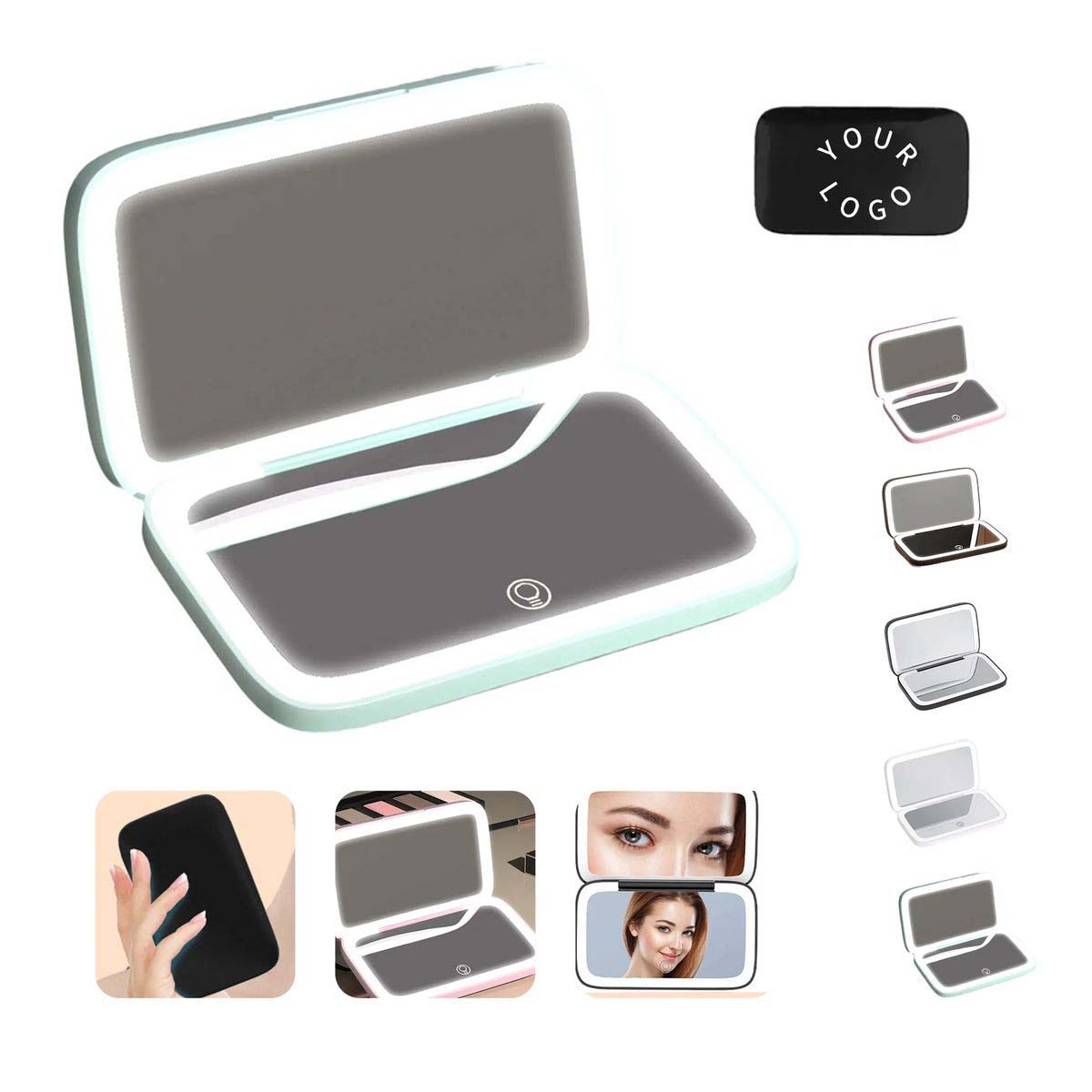 Lighted Makeup Mirror with Adjustable LED Lighting 2