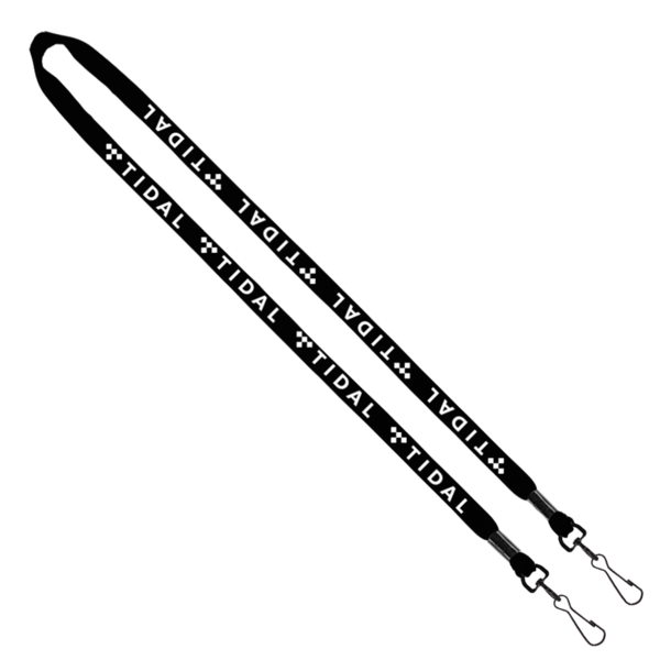 1/2" Cotton Double Swivel Hook Lanyard 8