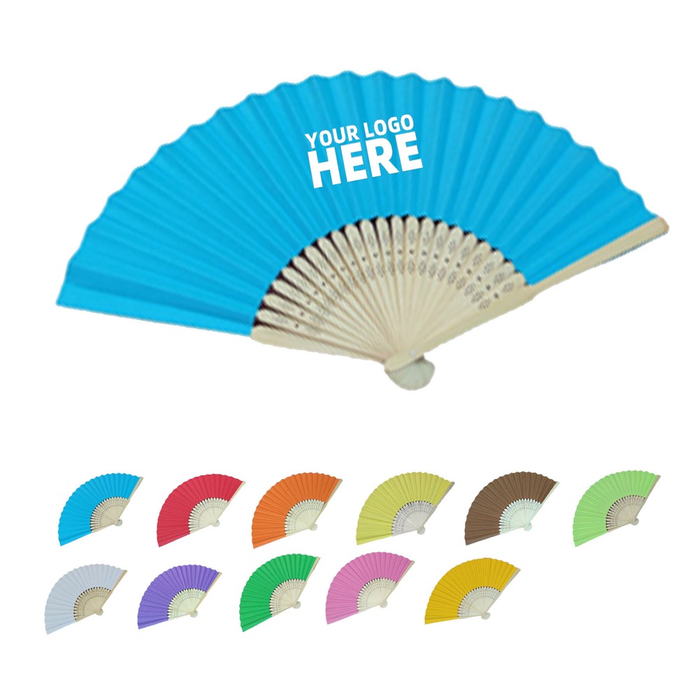 Bamboo Folding Handheld Fan 2
