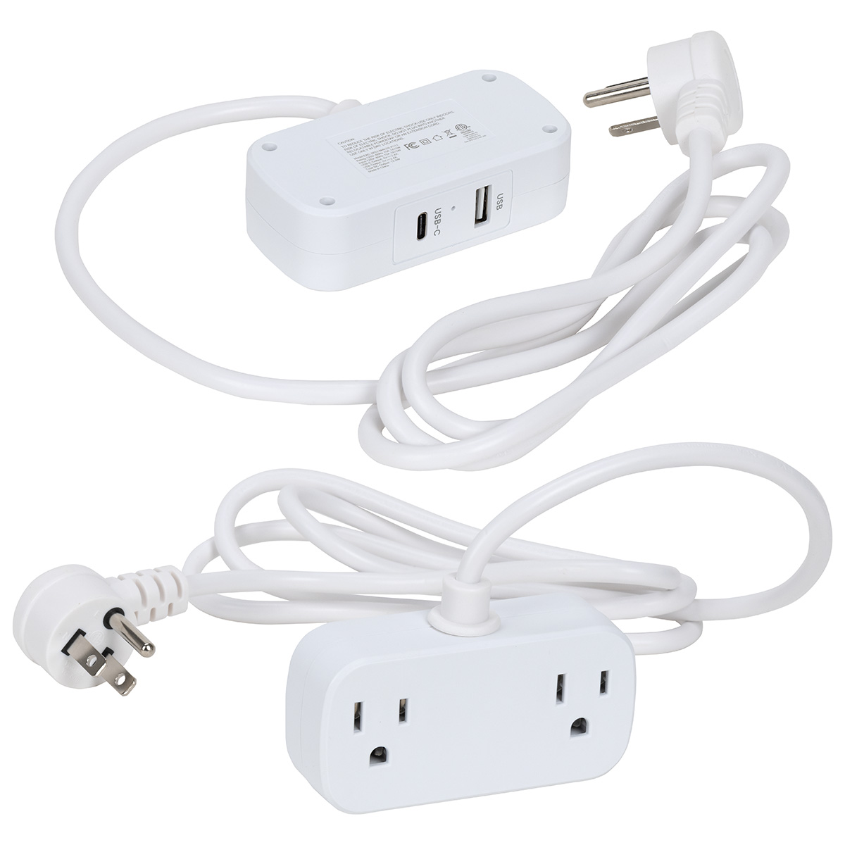 Zip 5 Ft. Power Strip with Type-C, USB & AC Outlets 3