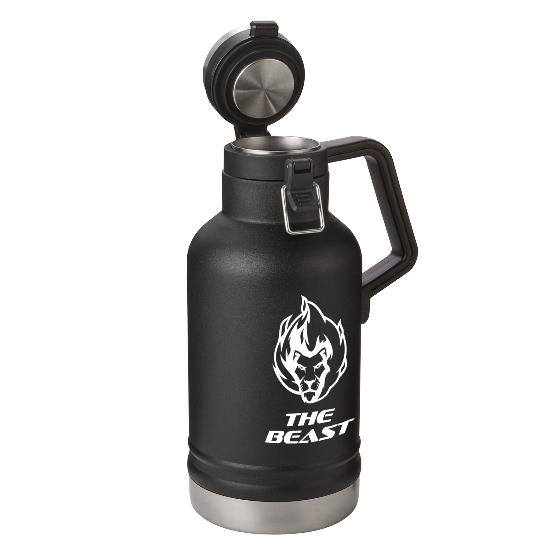 64 Oz. "The Beast" Double Wall Stainless Steel Growler 5