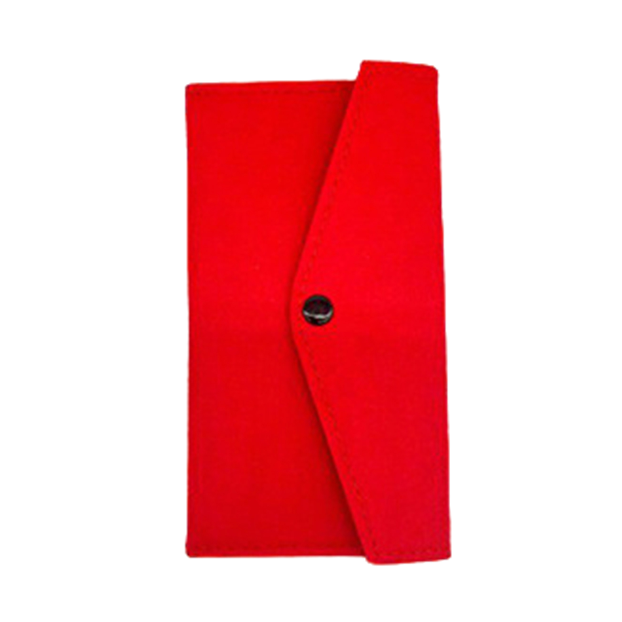 Wool Felt Storage Pouch With Snap Closure 7.7" 10
