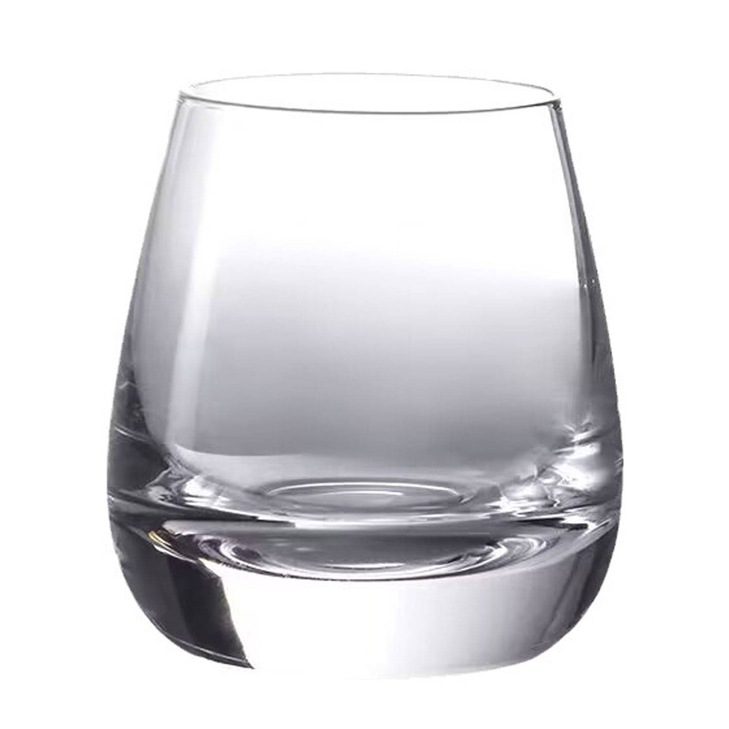 8.5 oz Clear Heavy Base Round Whiskey Glasses 3