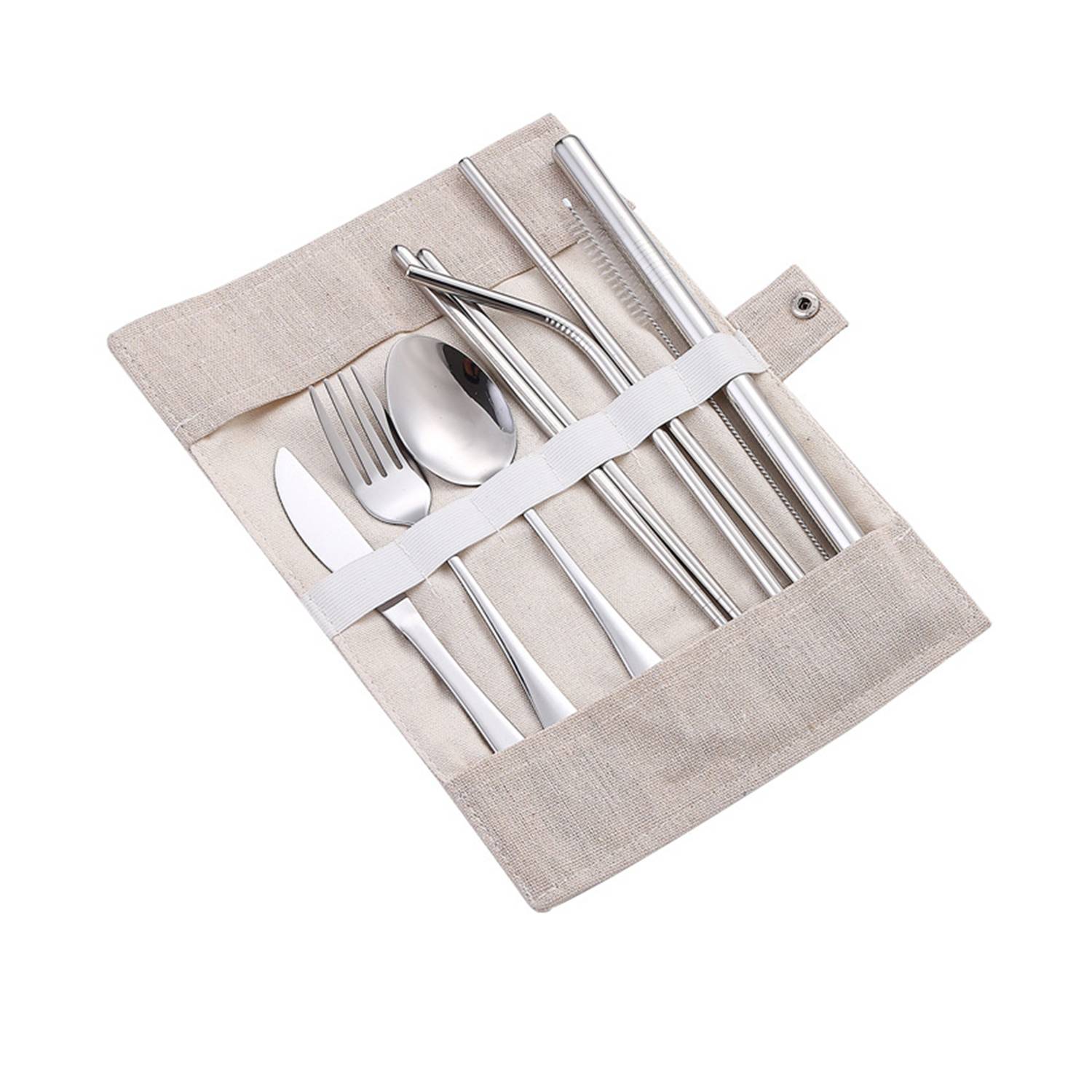 8-pack Travel Stainless Steel Cutlery Set 8