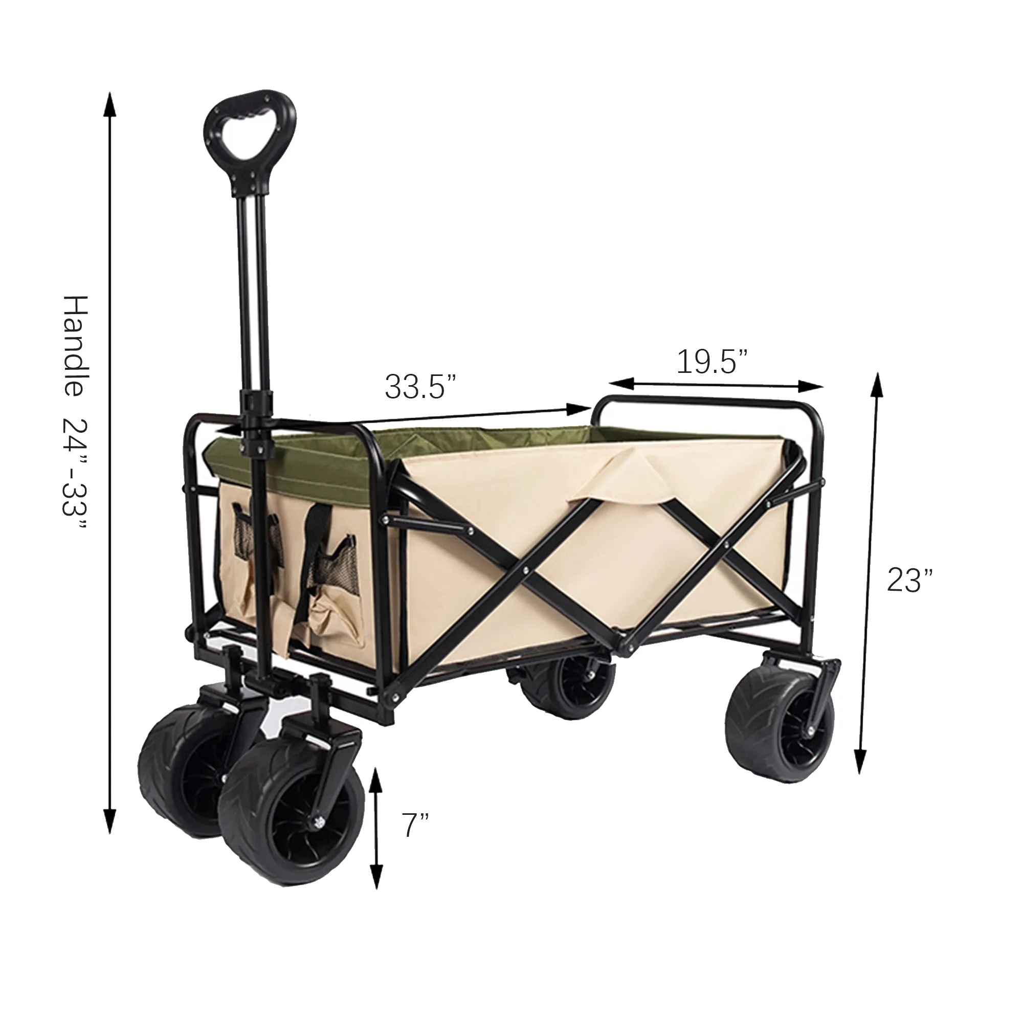 Collapsible Folding Utility Wagon 12