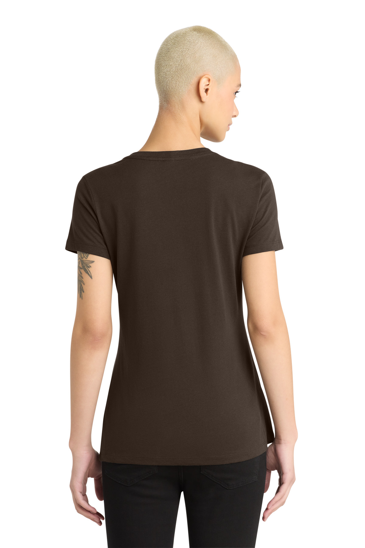 District - Women's Perfect Weight V-Neck Tee. DM1170L 187