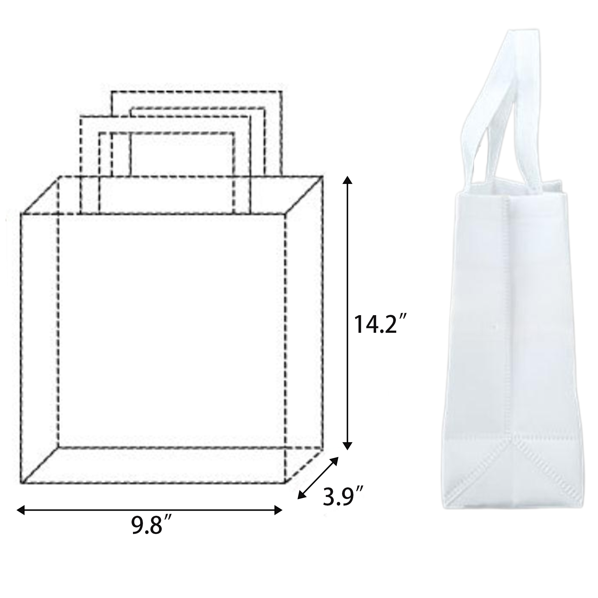 Full Color Nonwoven Shopping Bag MOQ 50 4