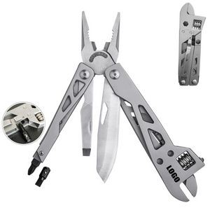 Adjustable Wrench Pliers Multi Tool With Integrated Screwdrivers 21