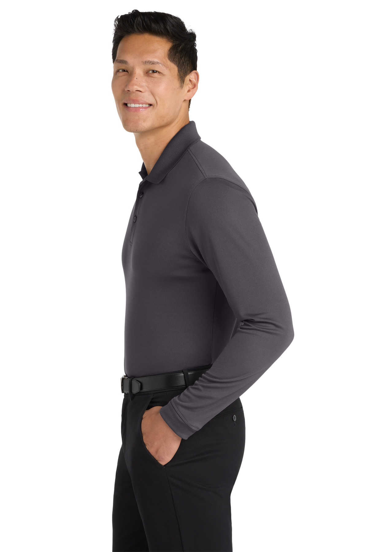 Port Authority Dry Zone UV Micro-Mesh Long Sleeve Polo K110LS 29