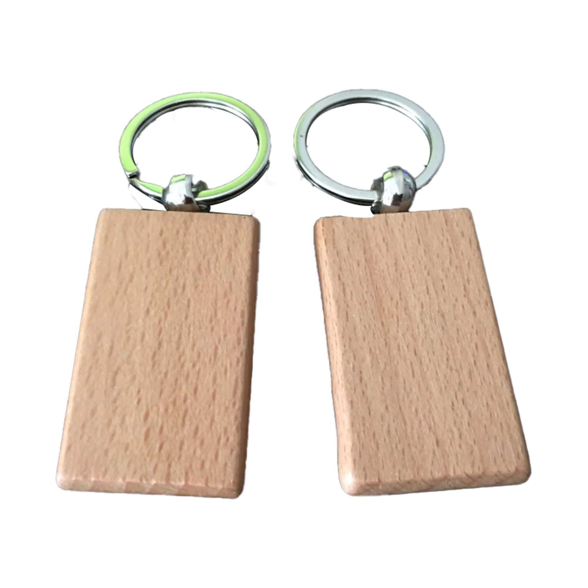 Solid Wood Key Ring 1