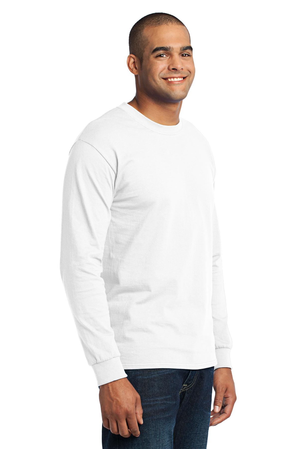 Port & Co Long Sleeve Core Blend Tee. PC55LS 45