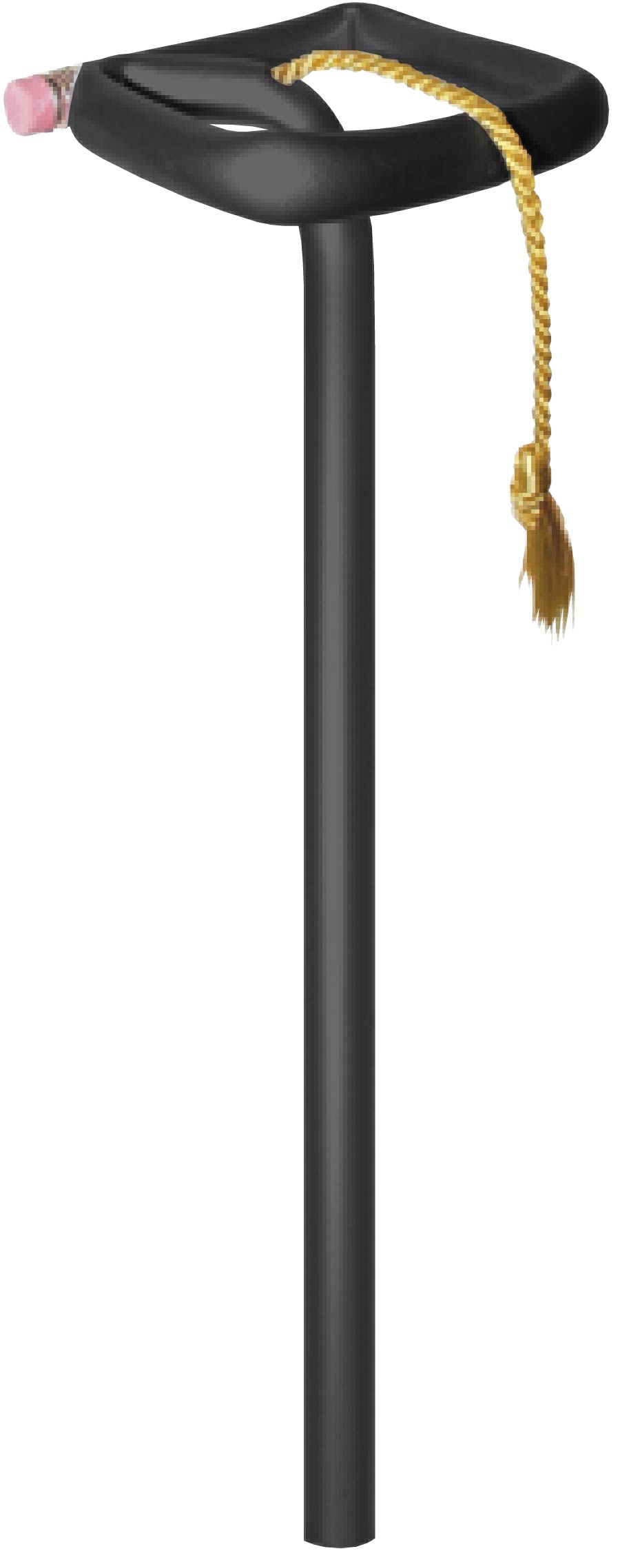 Grad Cap Bentcil, Bent #2 Pencil