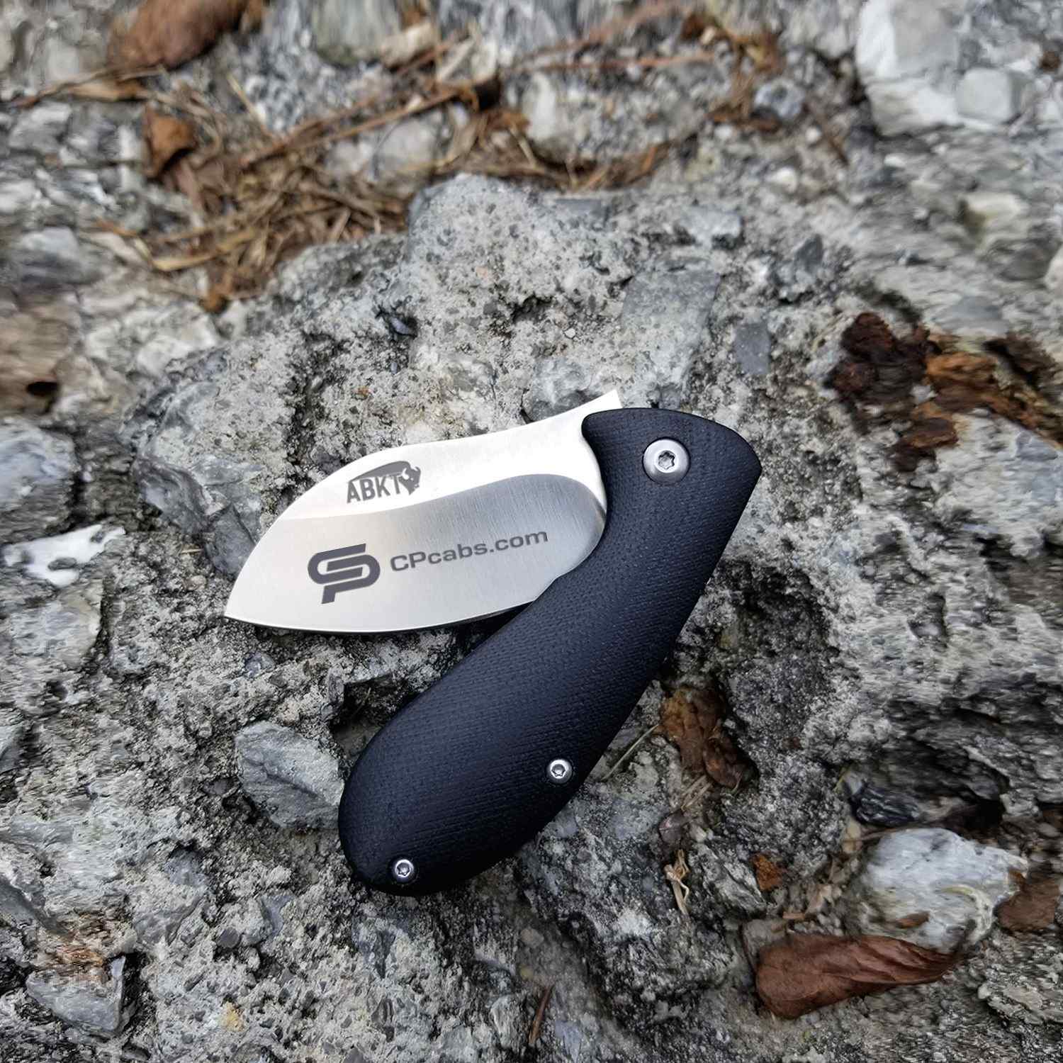 American Buffalo® Elite Folding BB Grunt Knife - Black 3