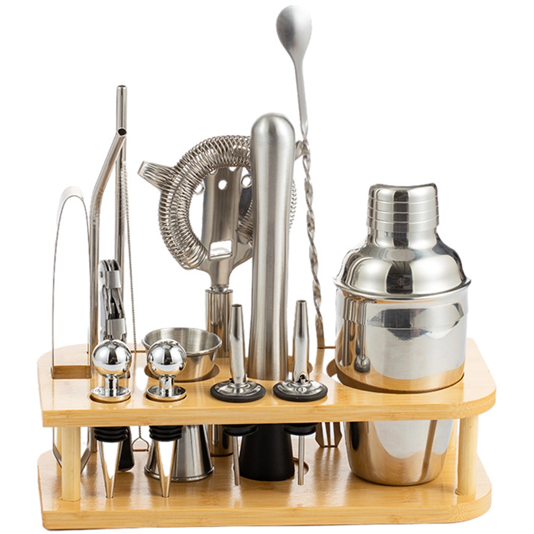 15-Piece Bartending Tool Shaker Set 2