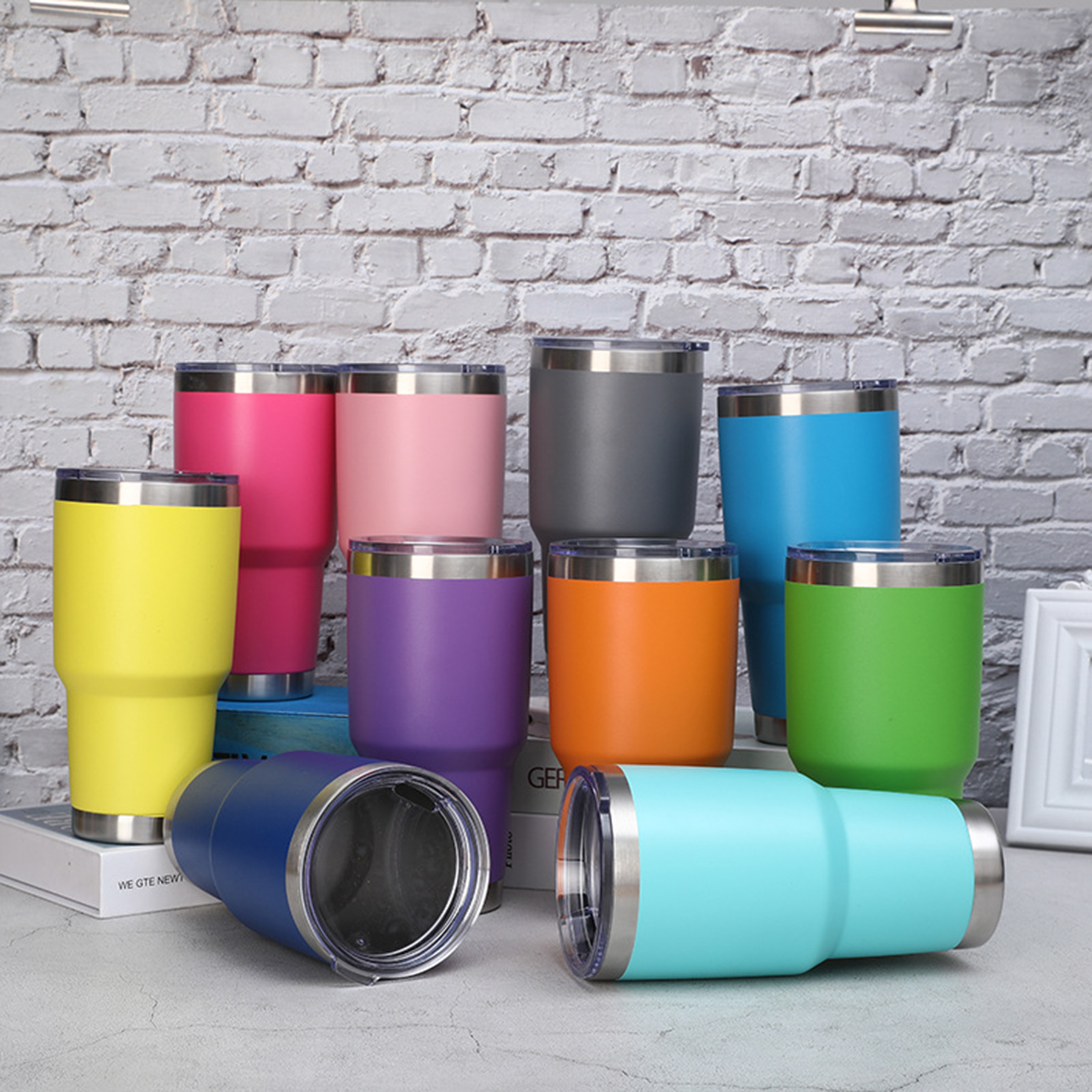 30 oz Stainless Steel Insulated Tumbler Travel Mug 3
