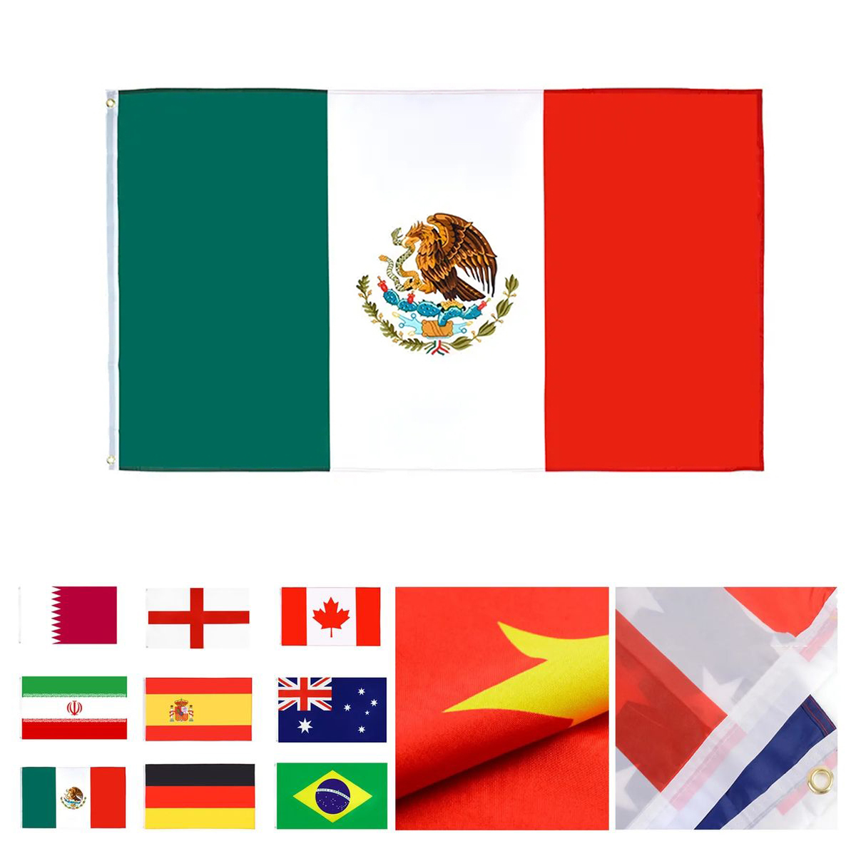 Polyester US Hand Flag for Parades and Events 21