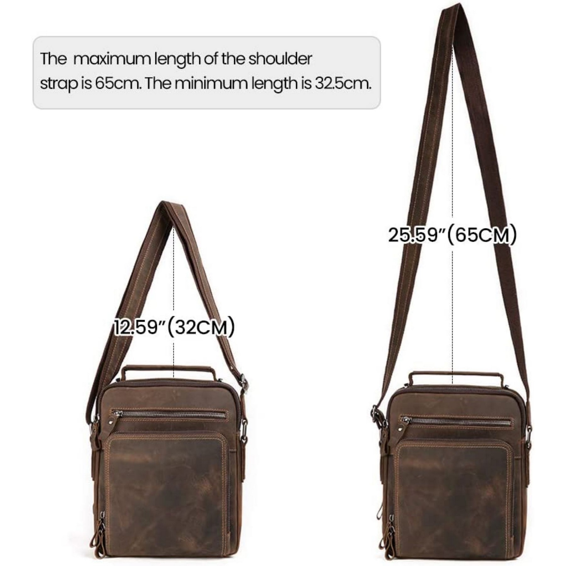 Genuine Leather Messenger Bag 5
