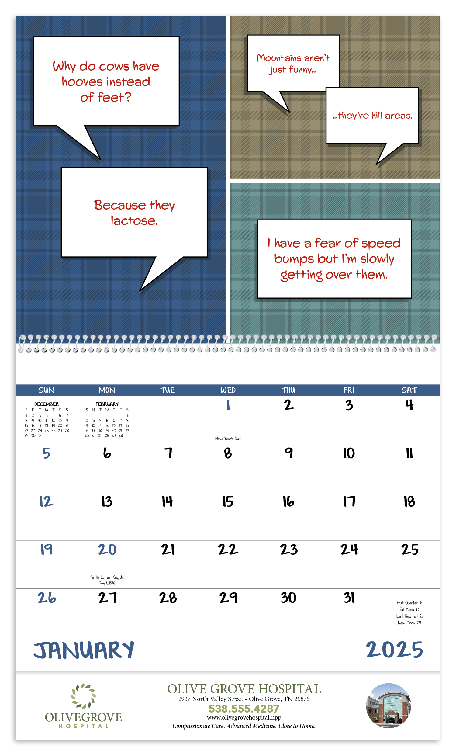 Good Value™ Dad Jokes - Spiral Calendar 13