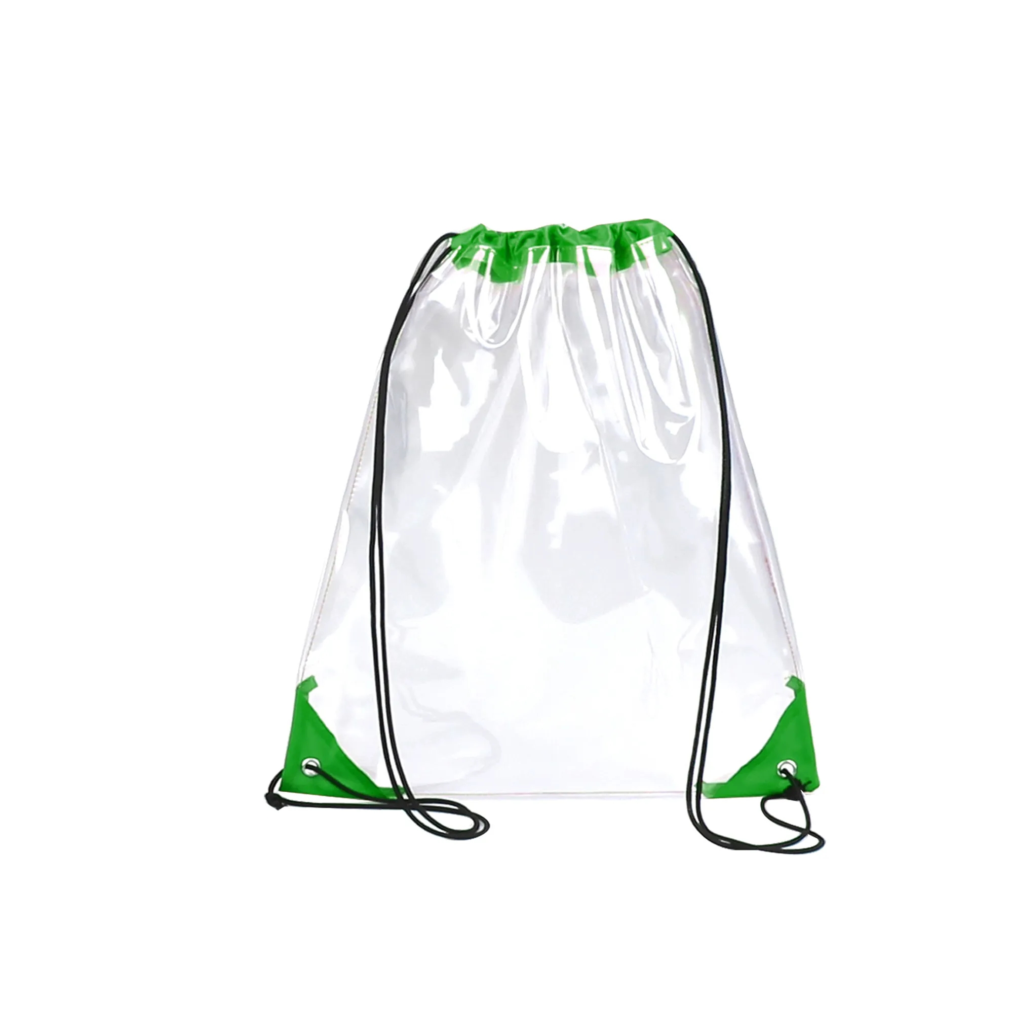 Waterproof Clear Plastic Drawstring Backpack 5