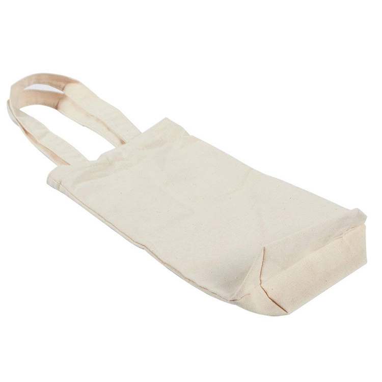 Canvas Wine Bag (1 bottle), custom tote bag with logo imprint 6