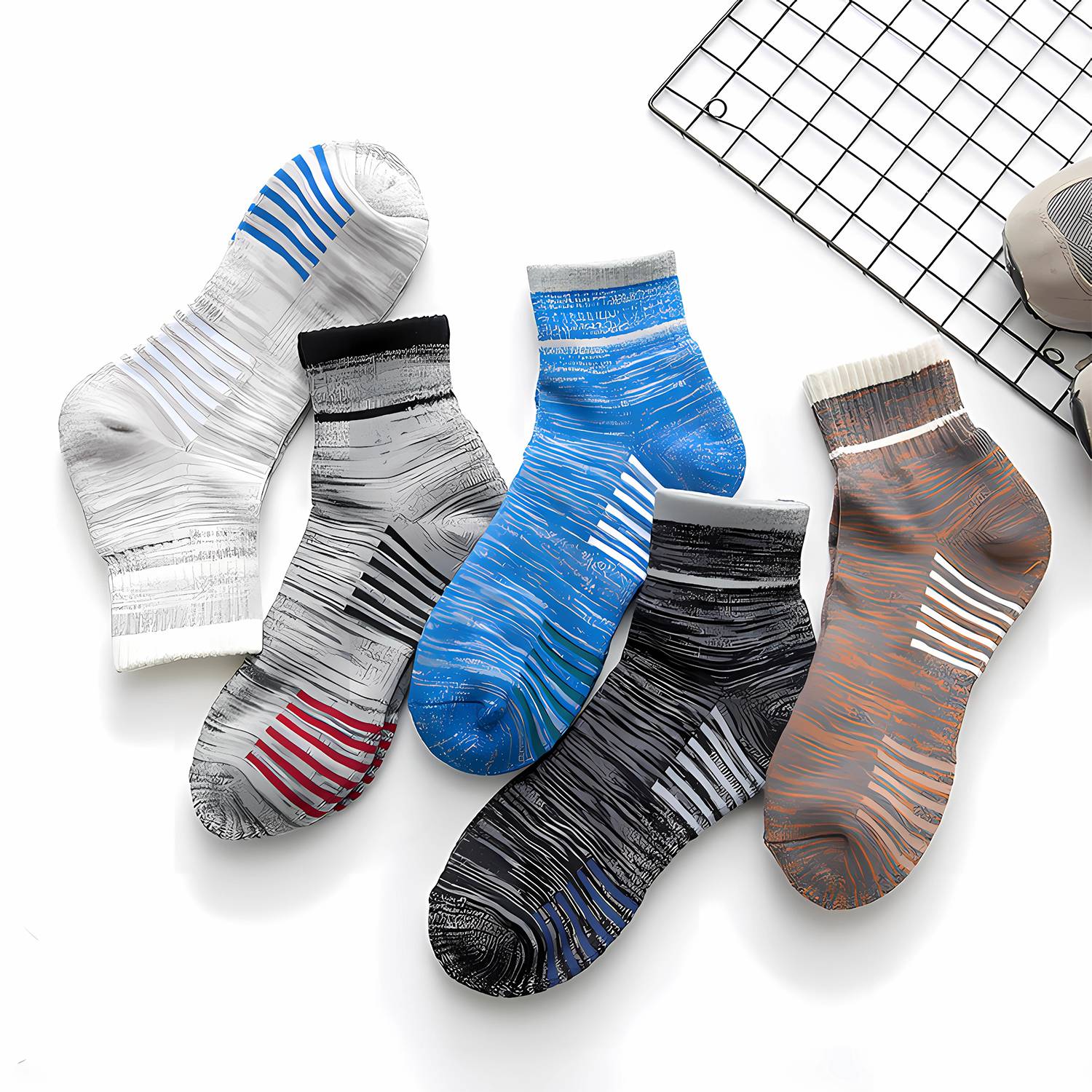 Sports Quarter Mid Calf Socks 4
