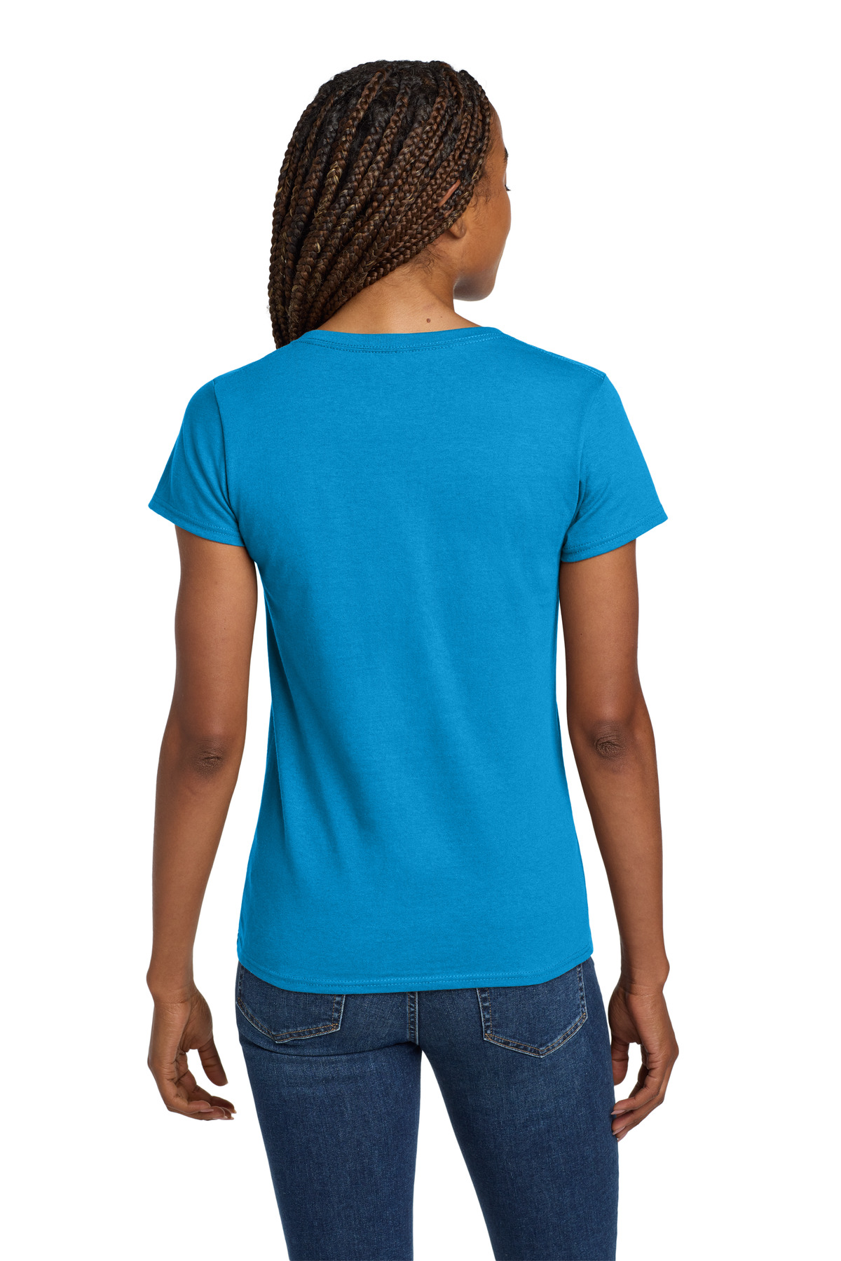 Gildan Women's Heavy Cotton 100% Cotton V-Neck T-Shirt. 5V00L 29