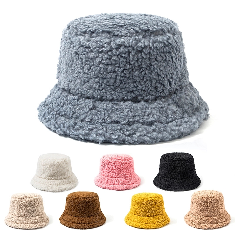 Lambs Wool Bucket Hat for Womens & Cute Girls 6