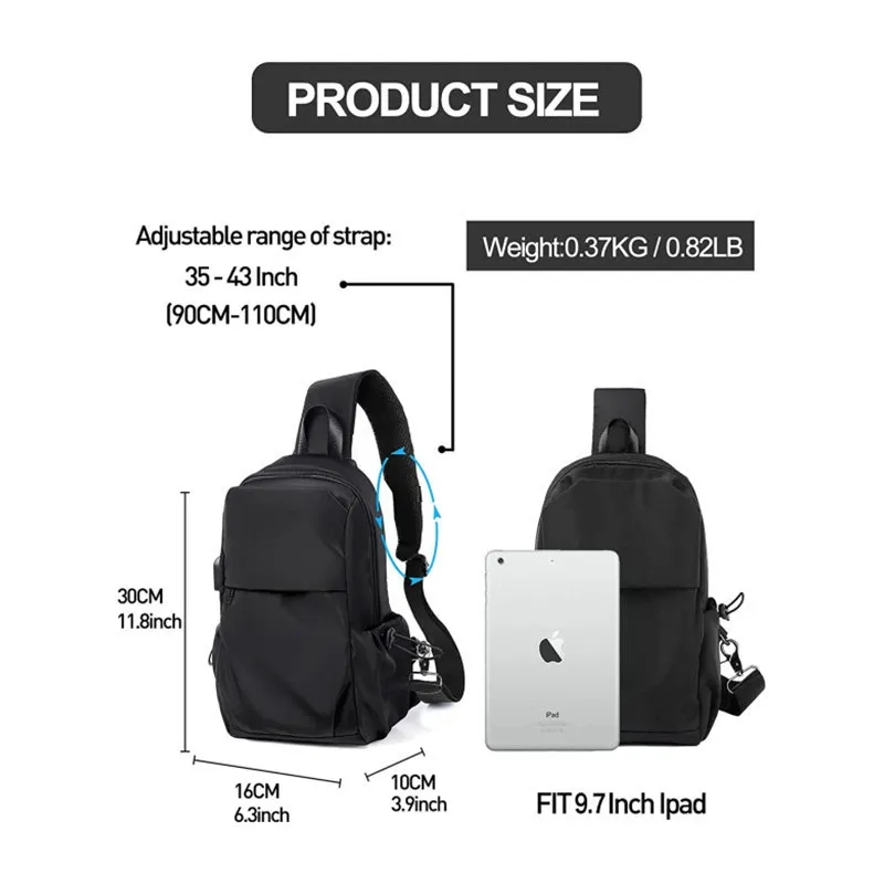 Small Sling Crossbody Backpack Shoulder Bag 5