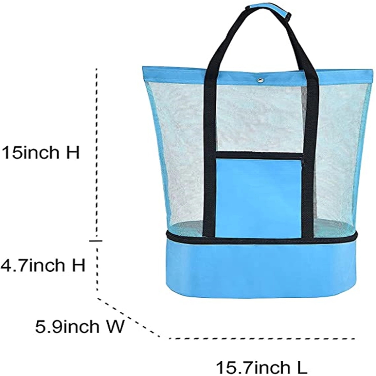 Beach Mesh Tote Bag With Cooler 6