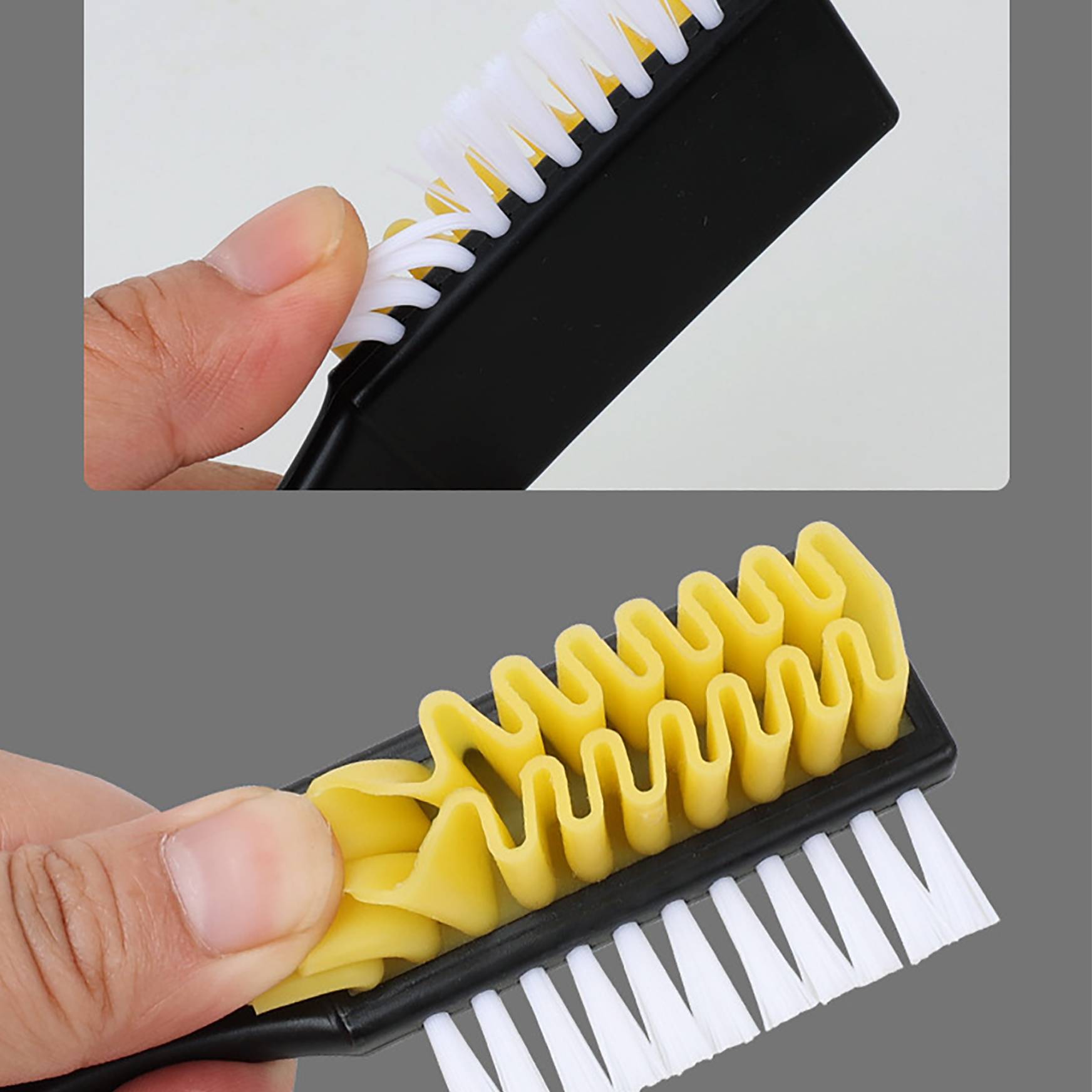 Dual-Sided Shoe Brush for Gentle & Effective Cleaning 3