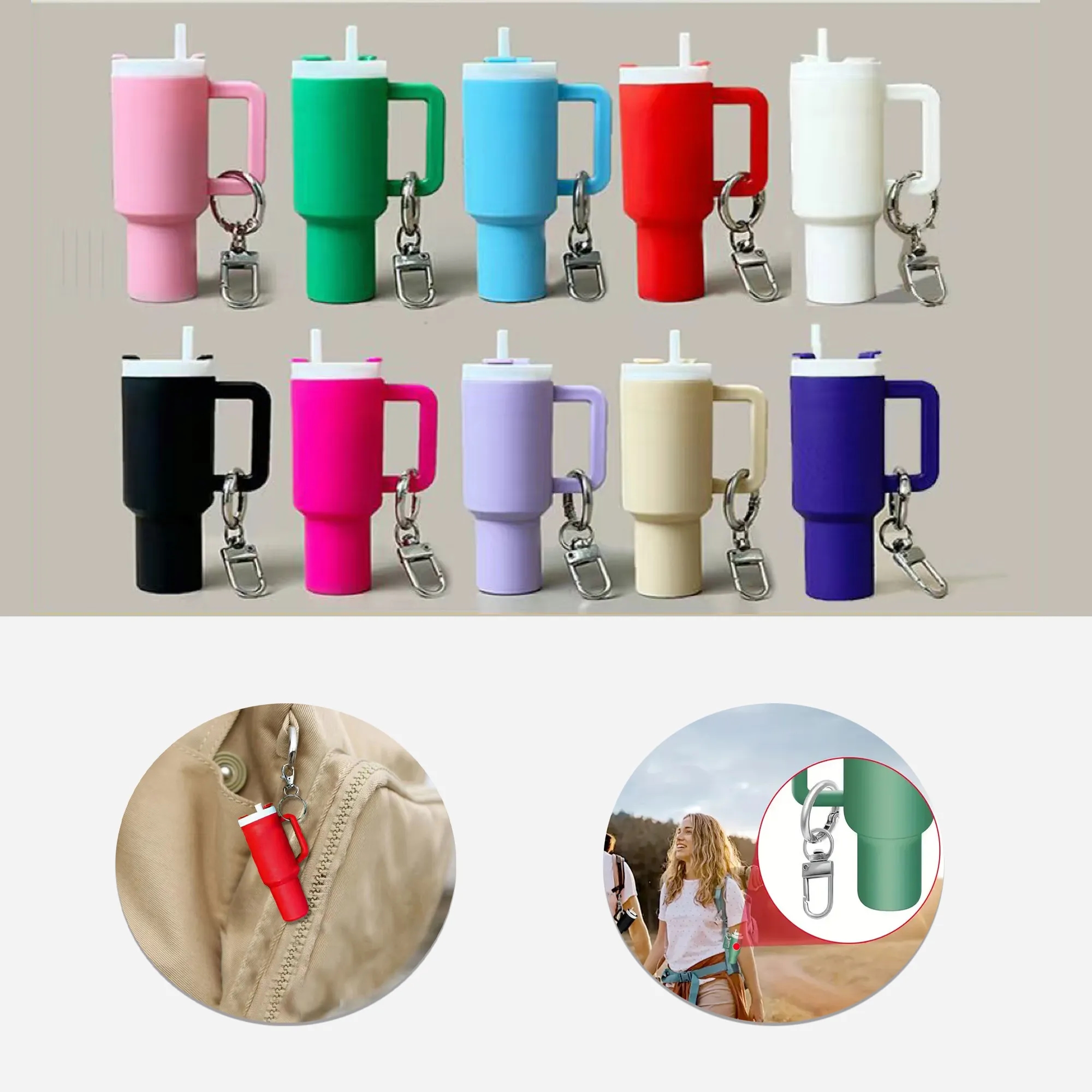 Mini Stanley Keychain Ice Vault Cup Charm 2