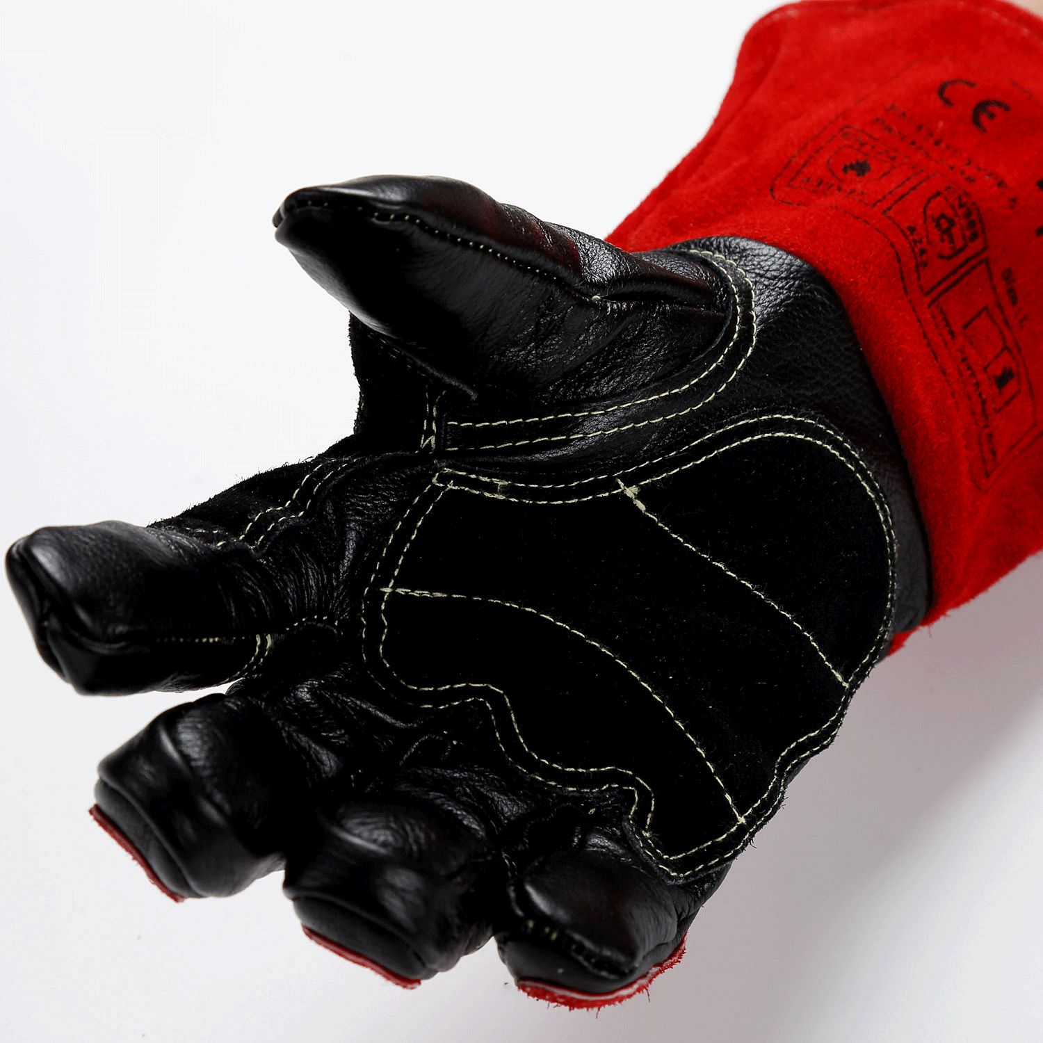 Anti-Impact Leather Welding Mechanic Cut Resistant Gloves 10