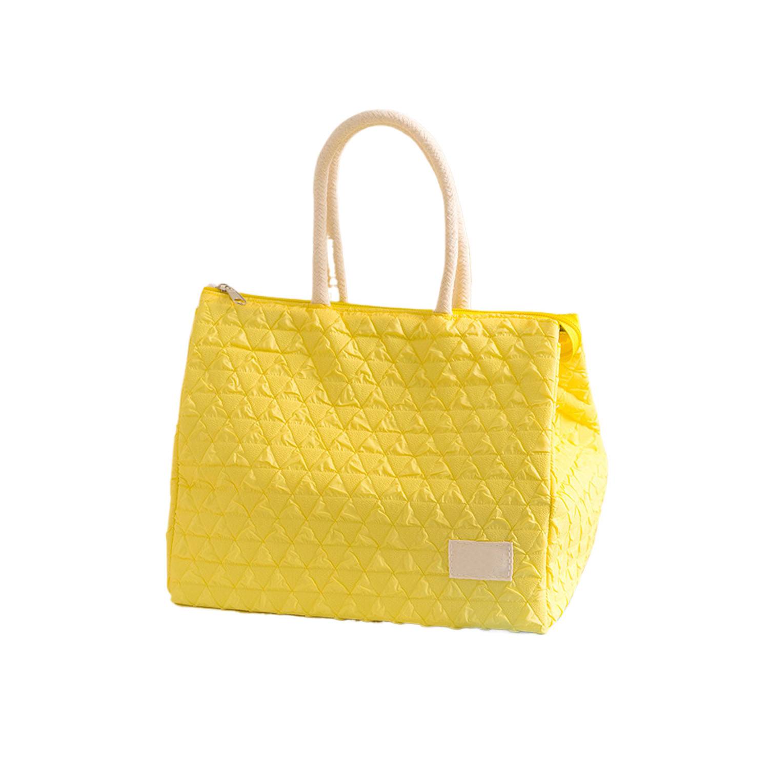 Waterproof Nylon Insulated Lunch Tote Bag Aluminum Lining 3