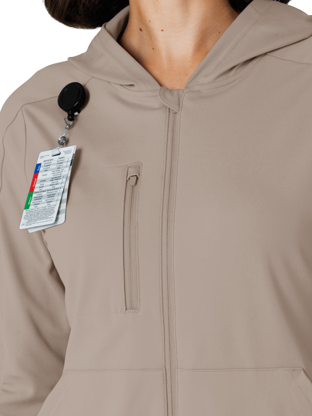 Wink - Renew - Knit Womens Four-Pocket Zip Hoodie 18