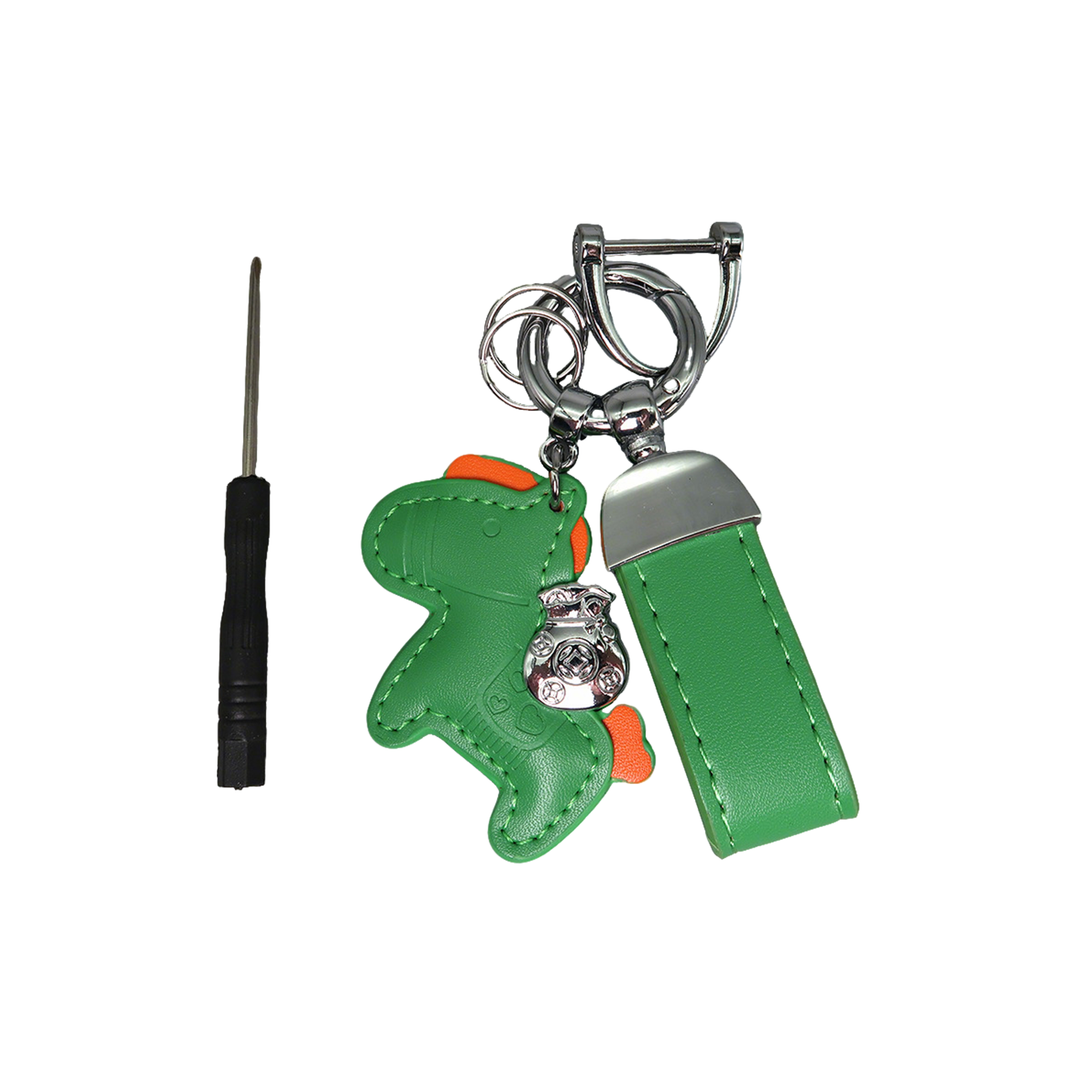 Polyurethane Pony Figure Key Ring With Strap 6.7" Length 42