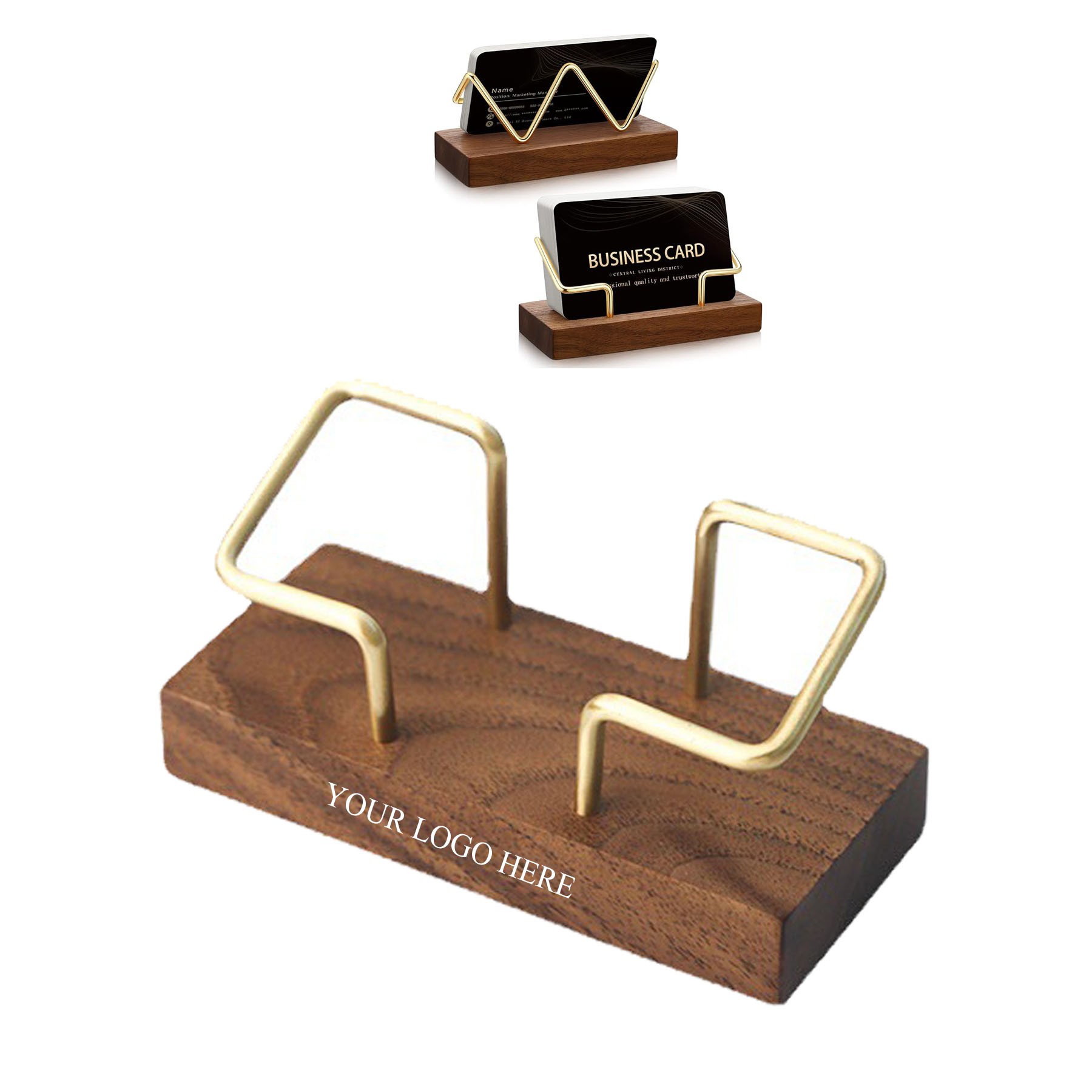 Wood Business Card Holder