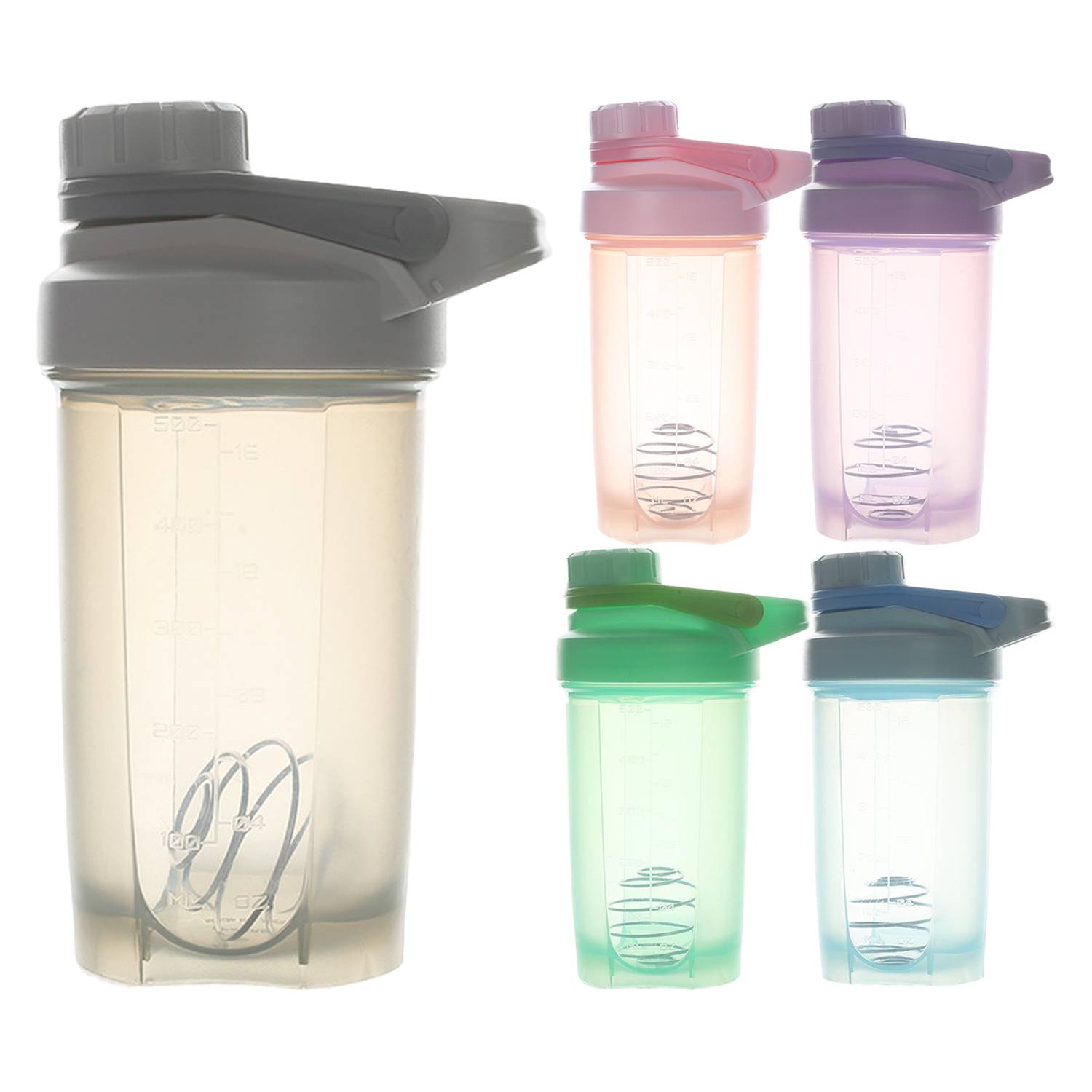 17oz Sport Shaker Bottle w/ Mixing Ball 3