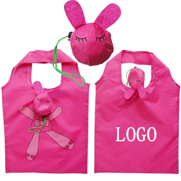 Rabbit Polyester Foldable Shopping Bag 2