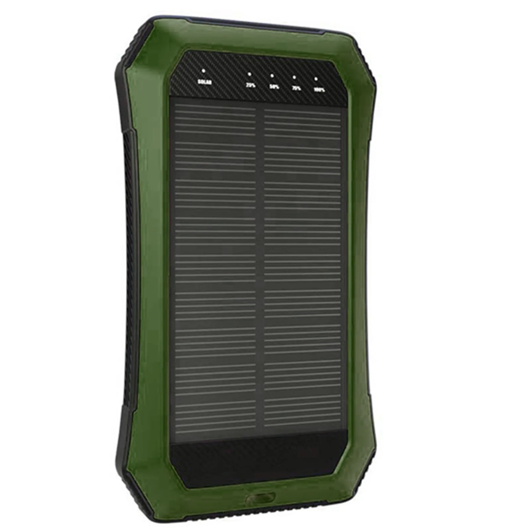 10000Mah Micro-Usb Input Solar Power Bank Flashlight 2