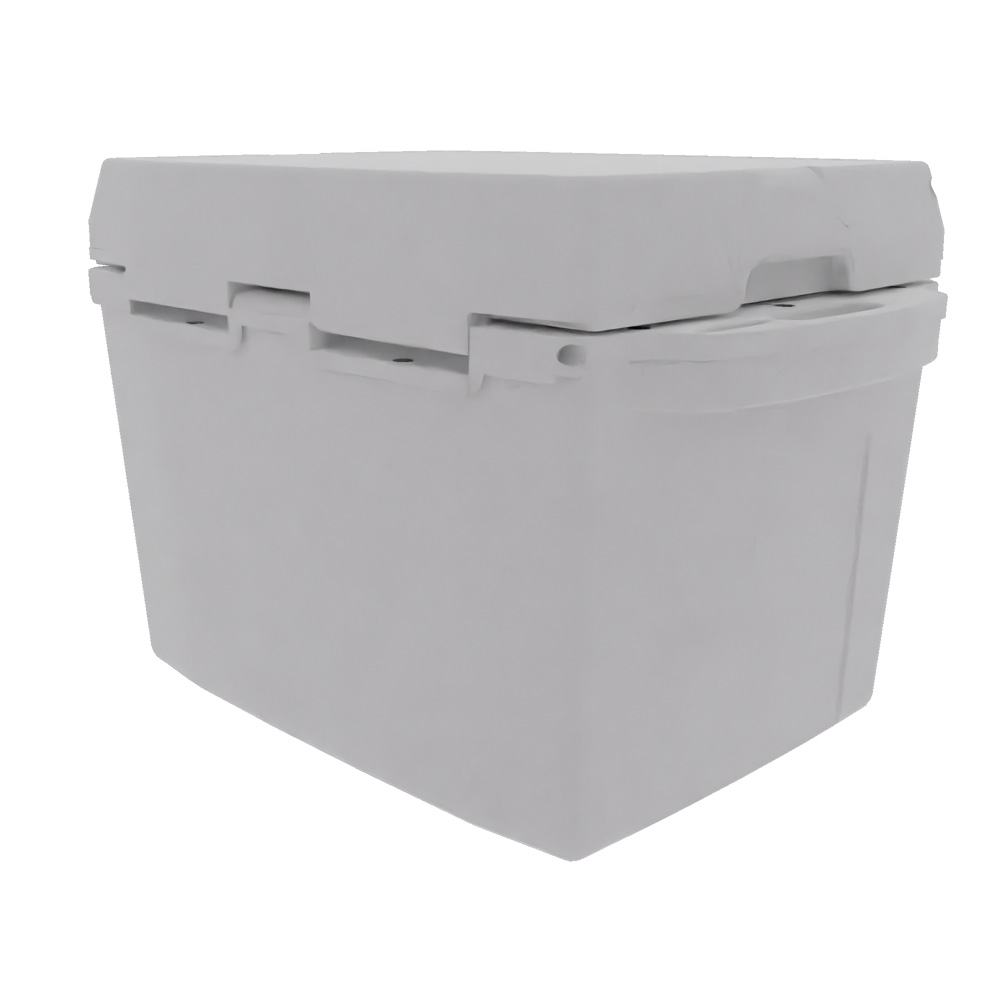 Taiga 27 Quart Cooler: Custom molded Logo, Custom PMS Color 11