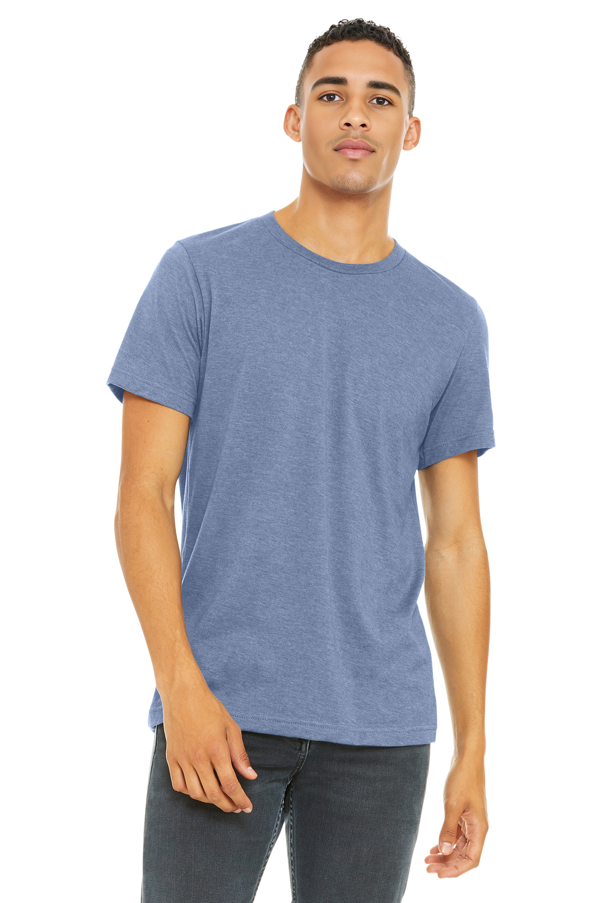 BELLA+CANVAS Unisex Heather CVC Short Sleeve Tee. BC3001CVC 699