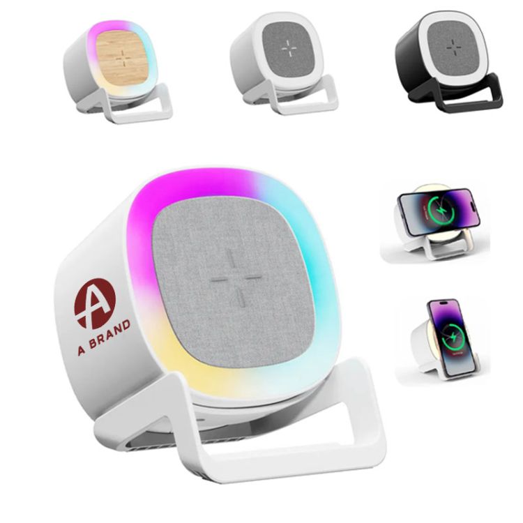 4-in-1 Spotlight Bluetooth Speaker and Phone Stand 1