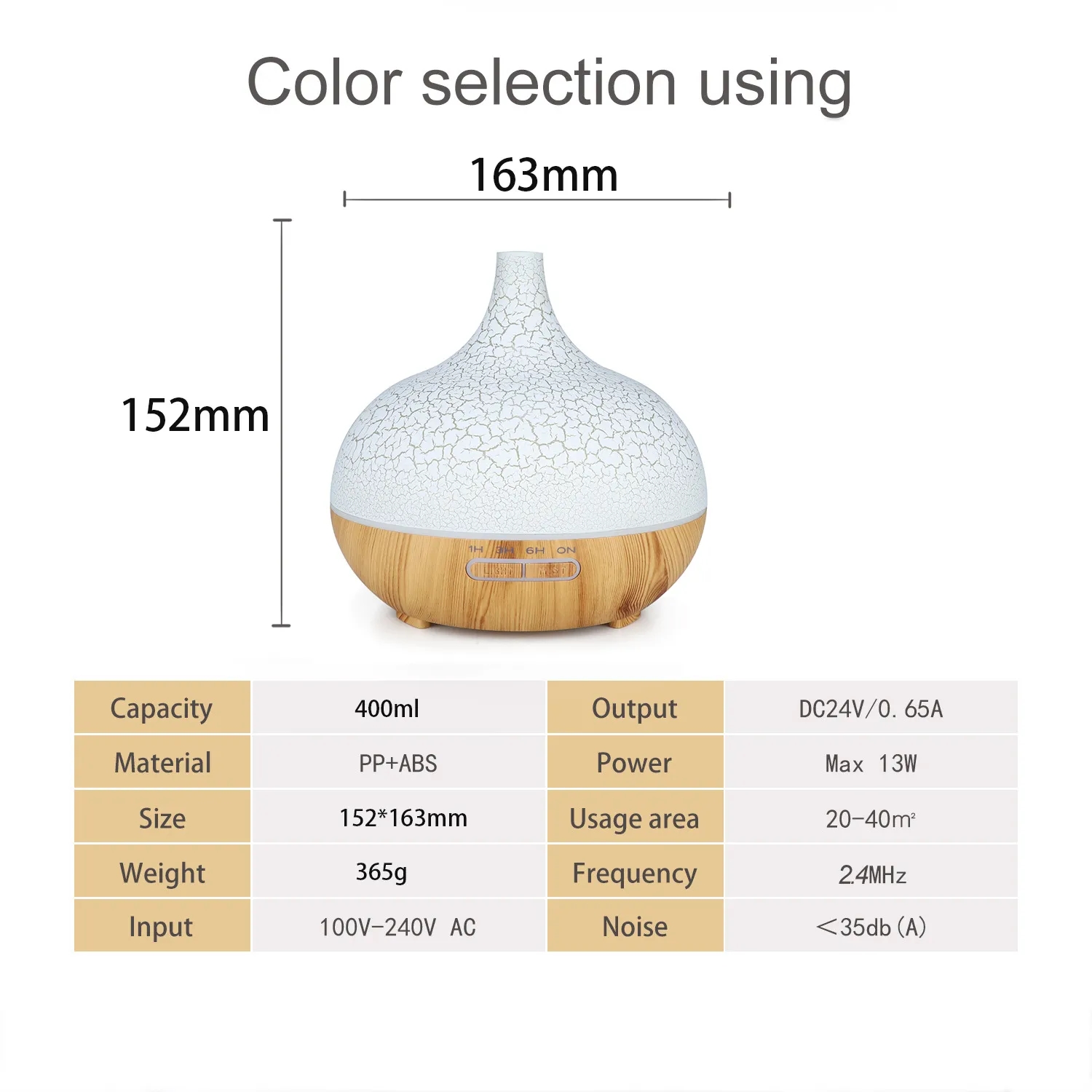 400 ML Aroma Essential Oil Diffuser Humidifier 4
