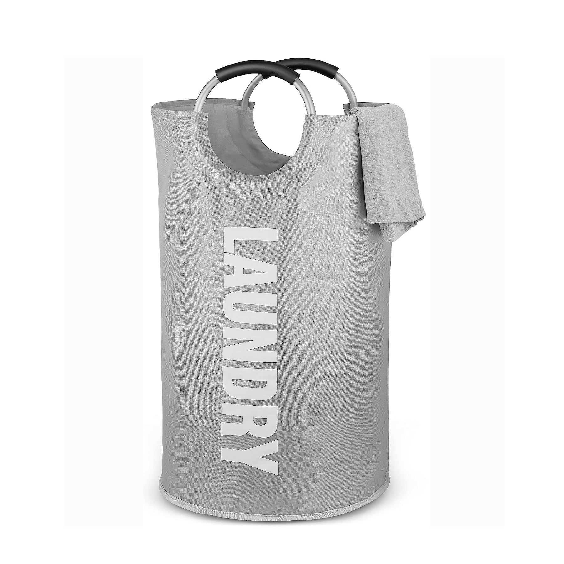 82 L Foldable Clothes Laundry Basket Bag 12