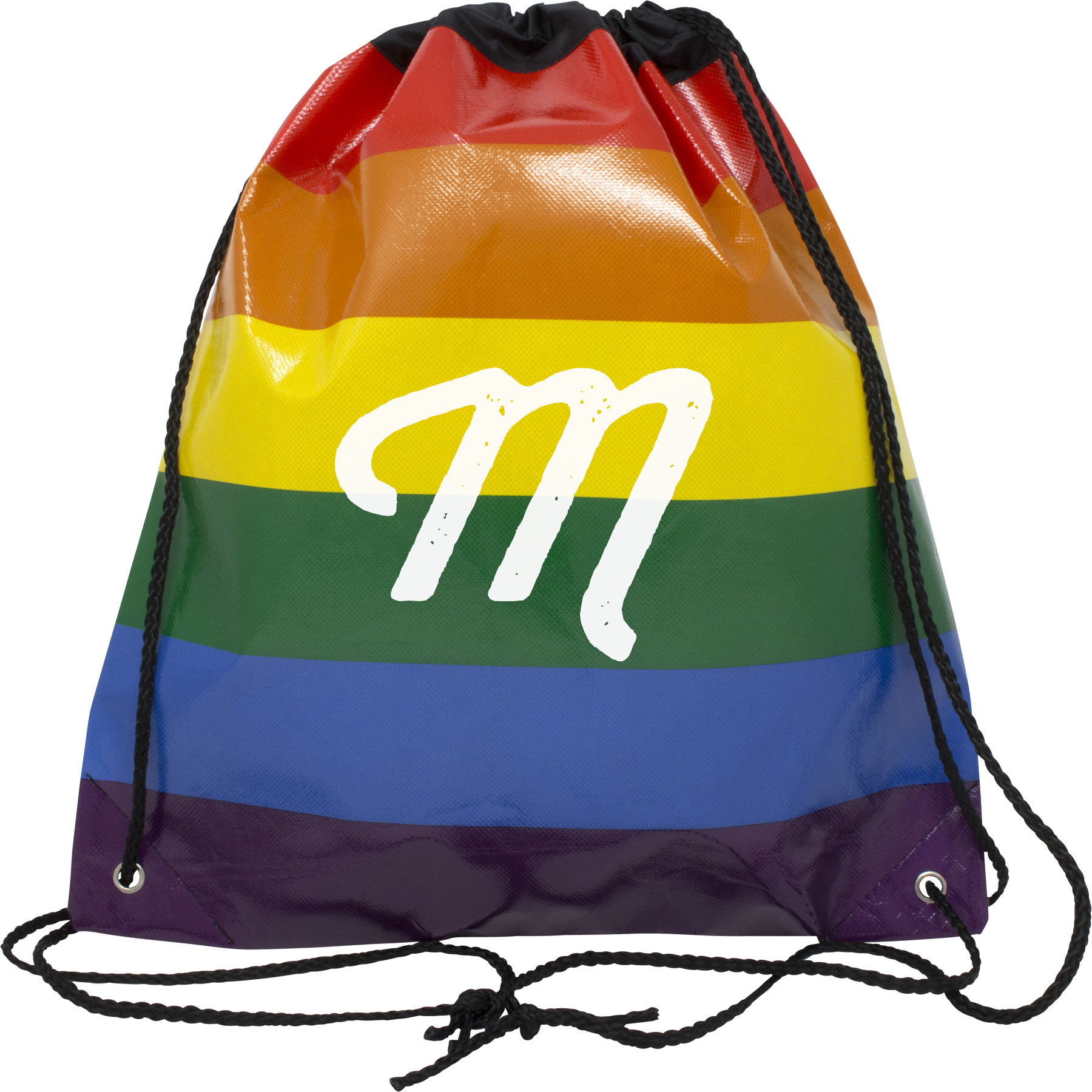 Jumbo Rainbow Backpack with Drawstring Closure Bag 5