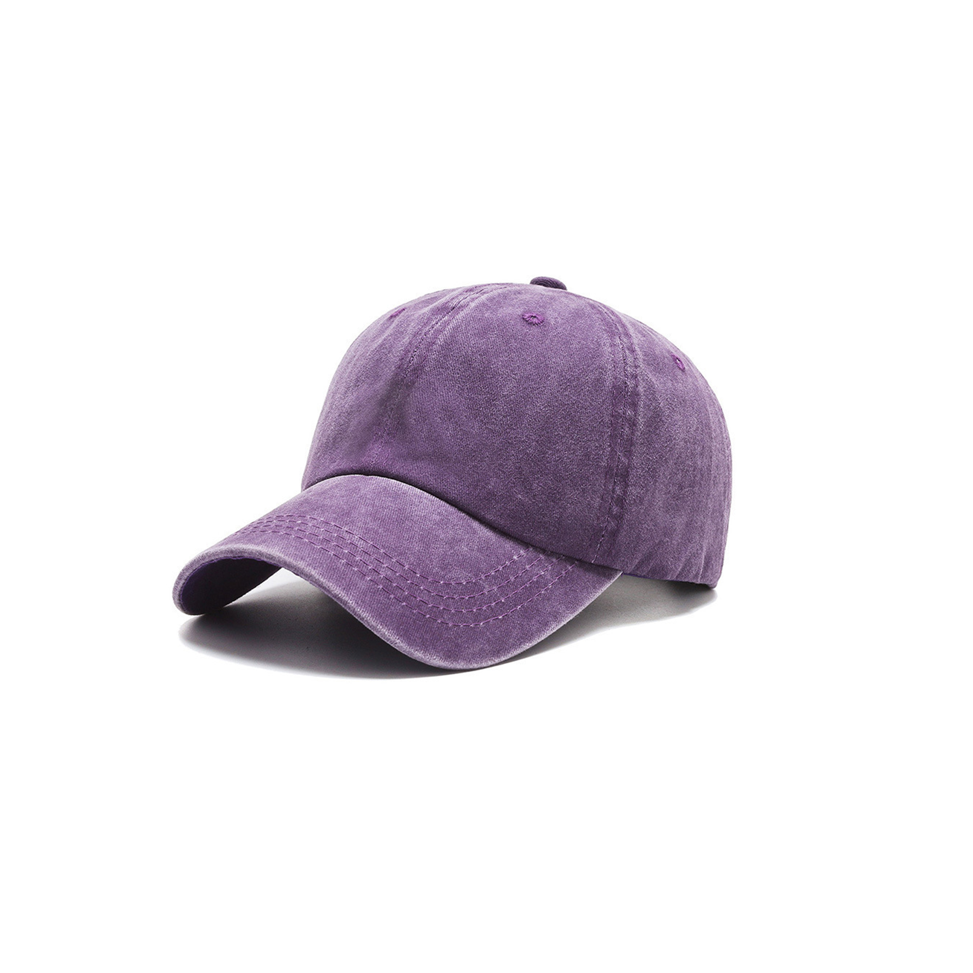 Cotton Adjustable Baseball Cap With Metal Buckle 13