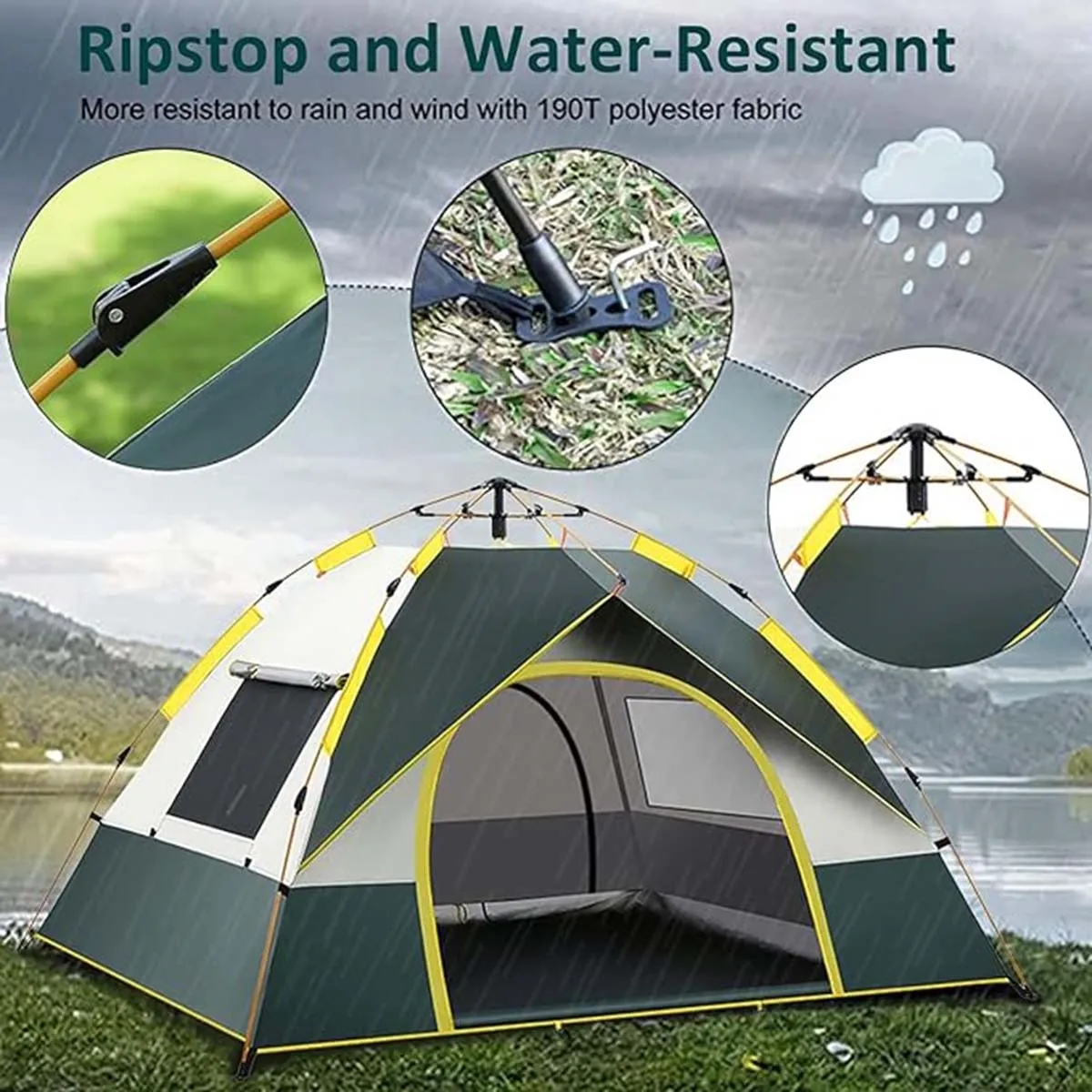 Portable Automatic Outdoor Camping Tent 2
