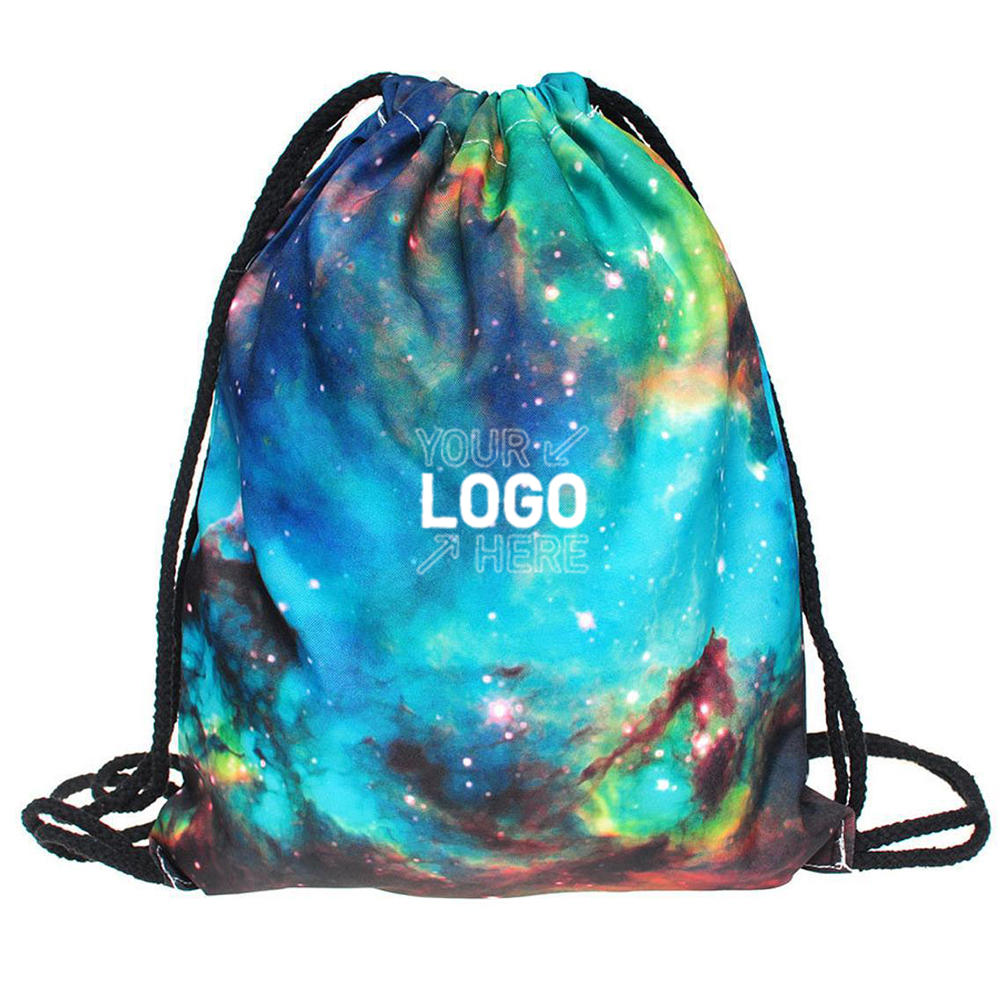Drawstring Backpack Waterproof Daily Rucksack Book Bags 5