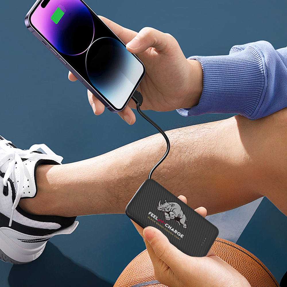 Textured 10000mAh Power Bank With Ultra-Fast Charging Capacity 7