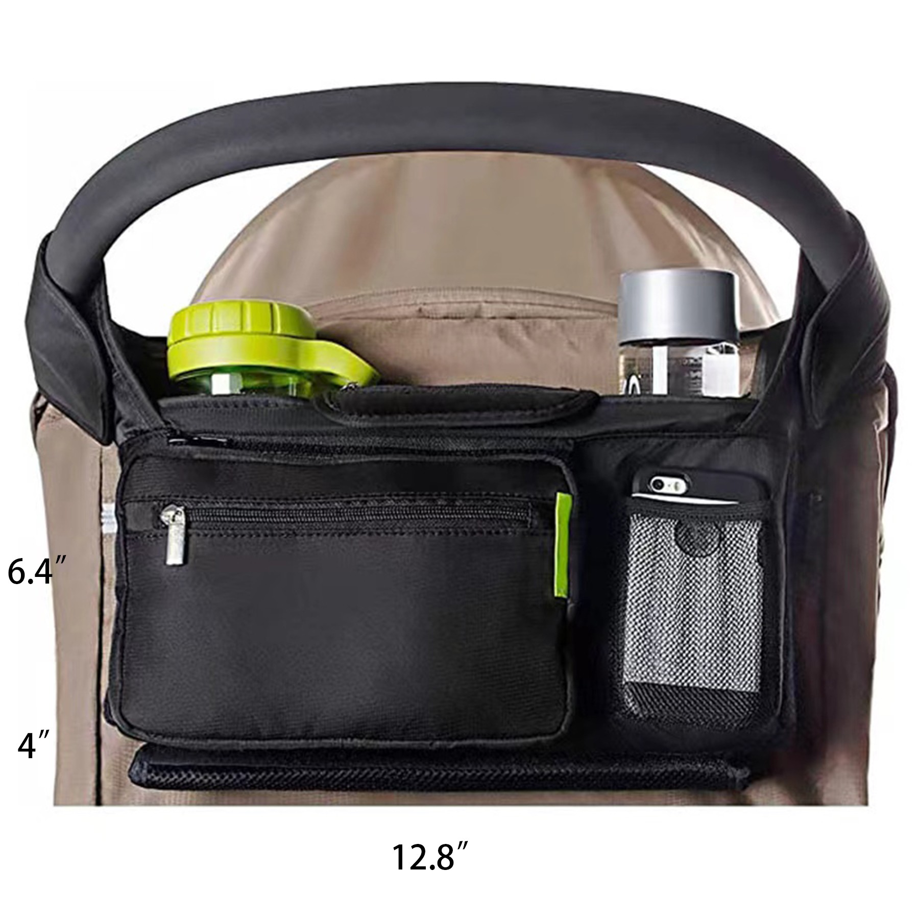 Insulated Cup Holders Baby Stroller Organizer 2